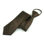  [MAESIO] GNA4189 Pre-Tied Neckties 7cm _ Mens ties for interview, Zipper tie, Suit, Classic Business Casual Necktie